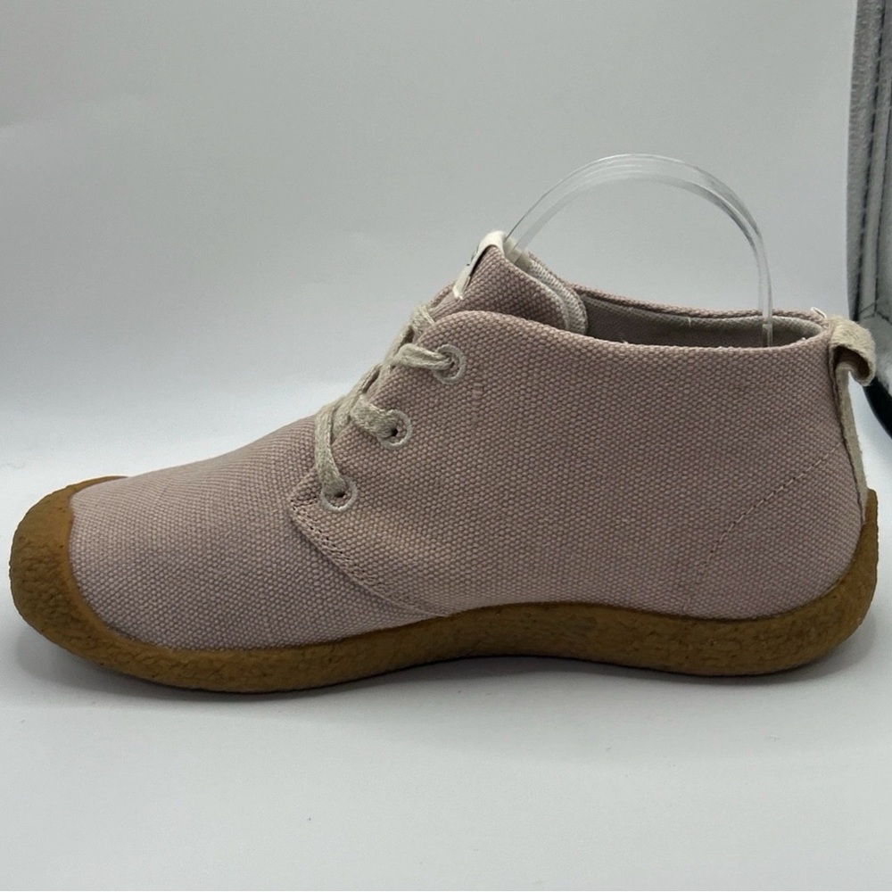 Keen Mosey Chukka Boots Women’s 8 Rose Pink Fawn Birch Canvas Moc Toe NEW - Picture 9 of 16